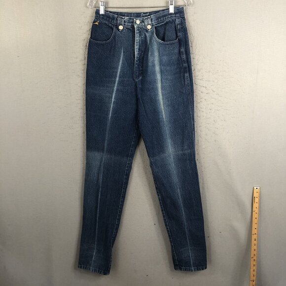 Vintage Jewells Classic Bottoms Jeans Juniors 11 Blue  Faded Bareback Riding - Picture 1 of 16